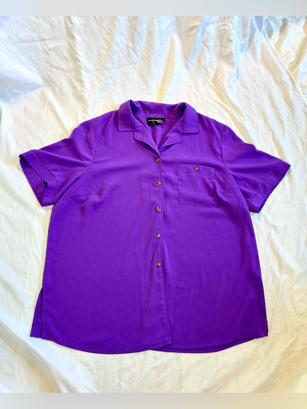 Vintage Requirements Button Blouse